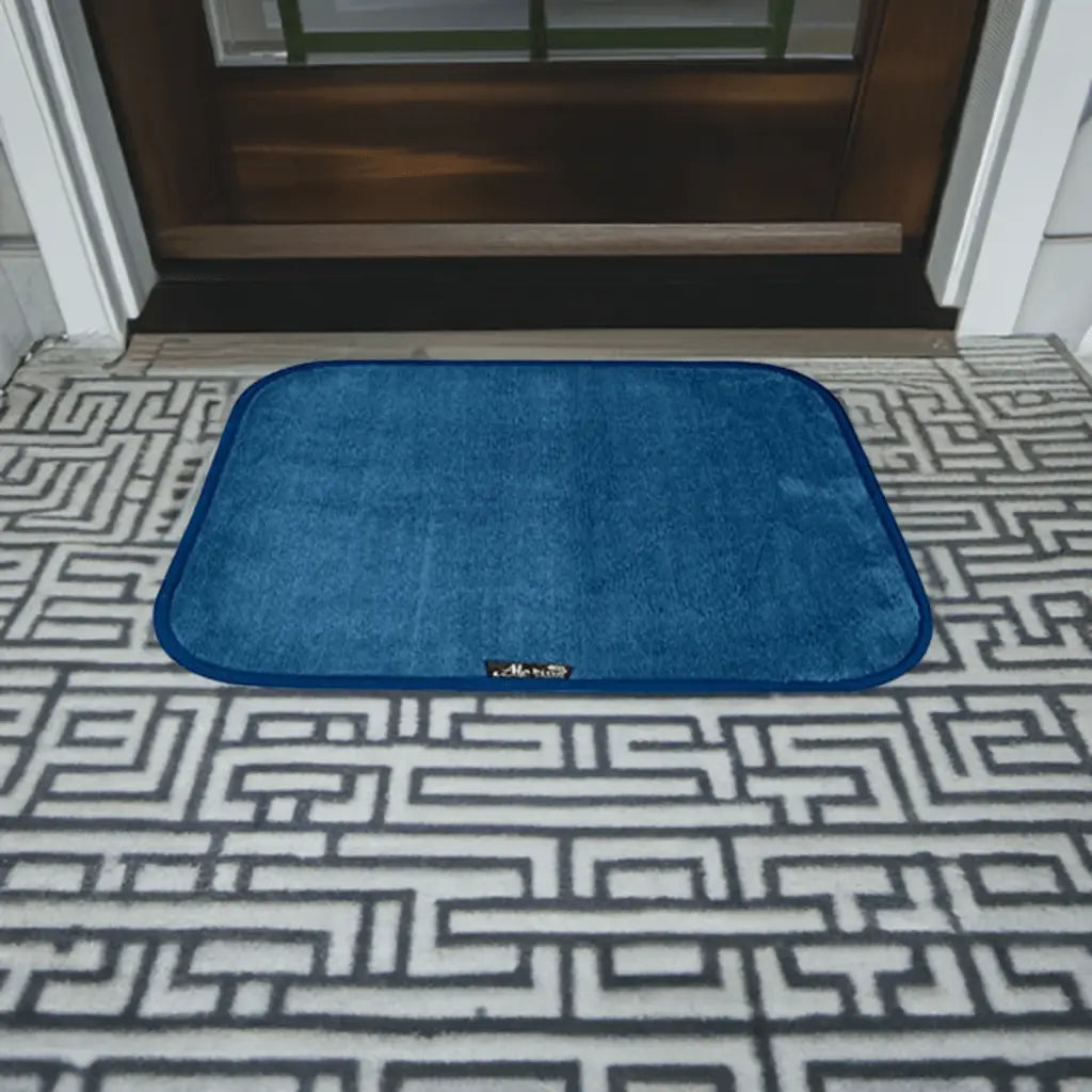 Midnight Blue Indoor and Outdoor Entrance Mat Aladino il tappeto Magico