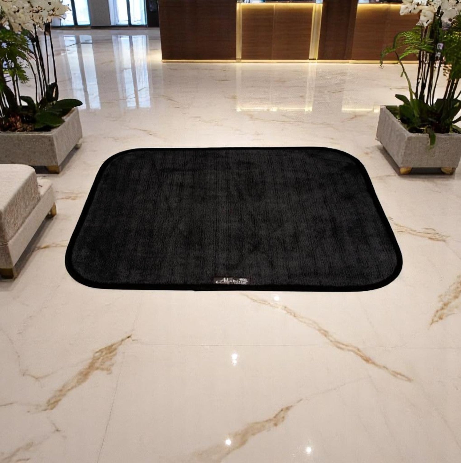 Black Mat Carpet Ultra Absorbent Aladino il tappeto Magico