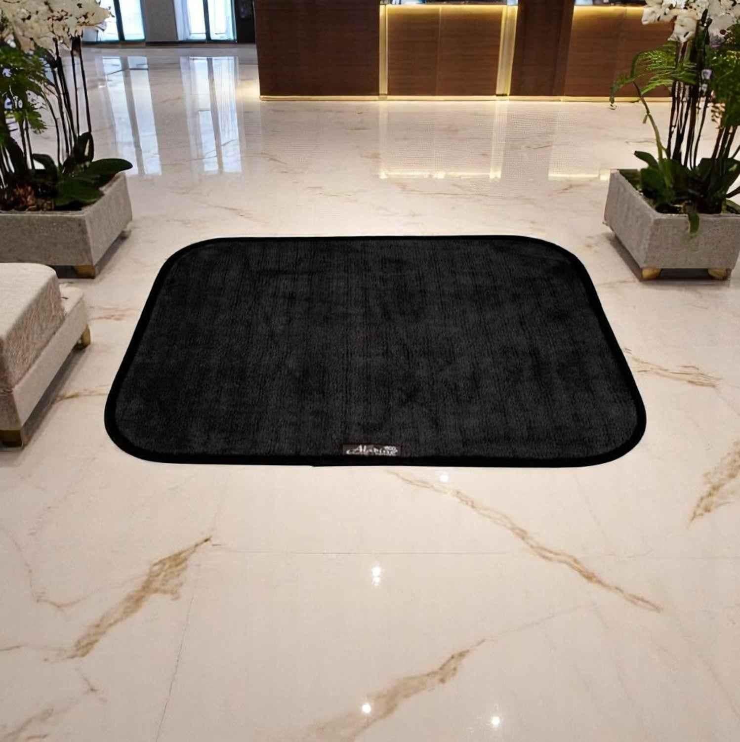 Black Mat Carpet Ultra Absorbent