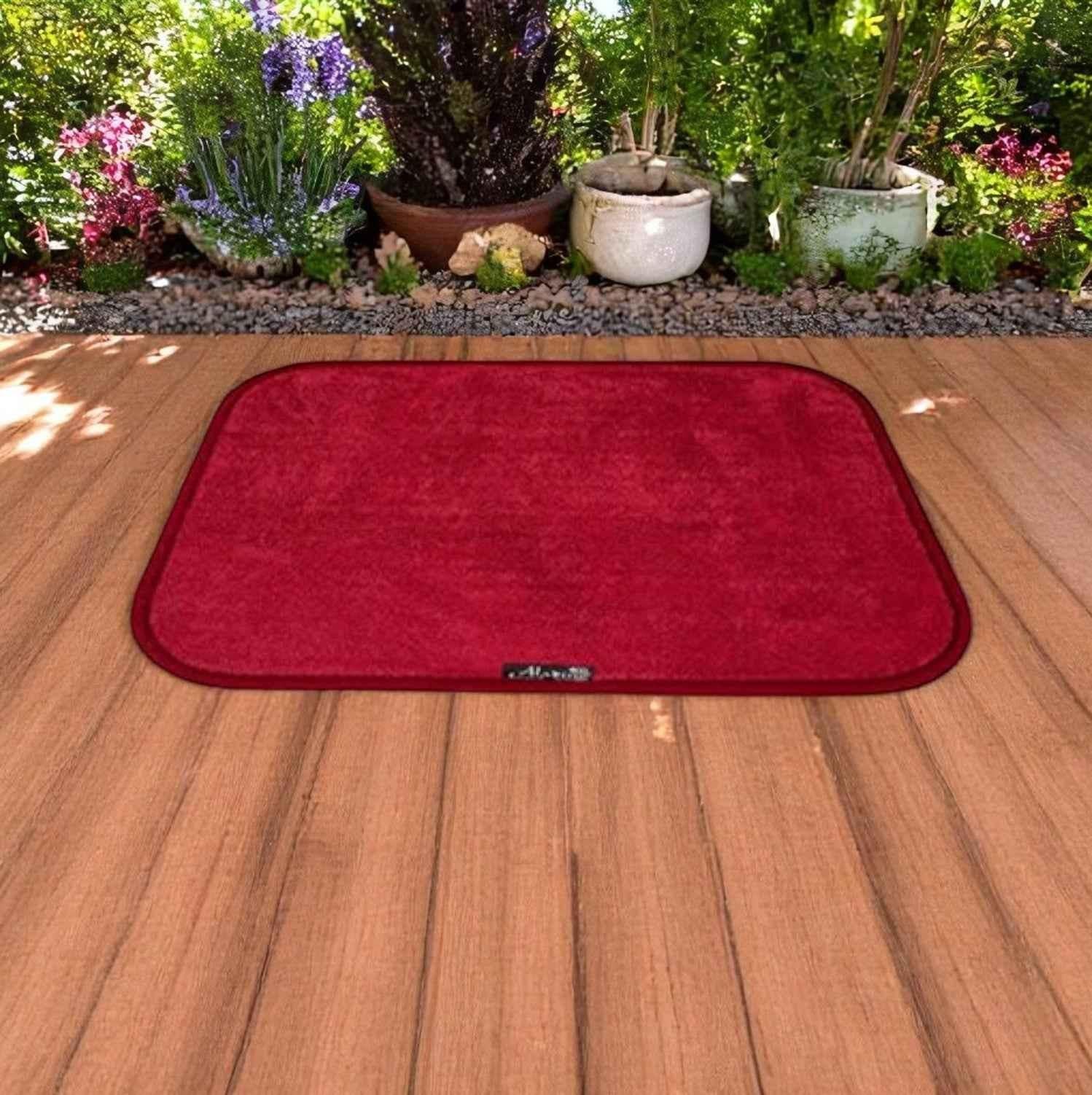 Tapis Ultra Absorbant Bordeaux