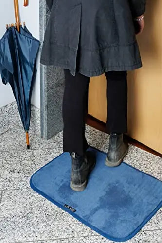 Midnight Blue Indoor and Outdoor Entrance Mat Aladino il tappeto Magico