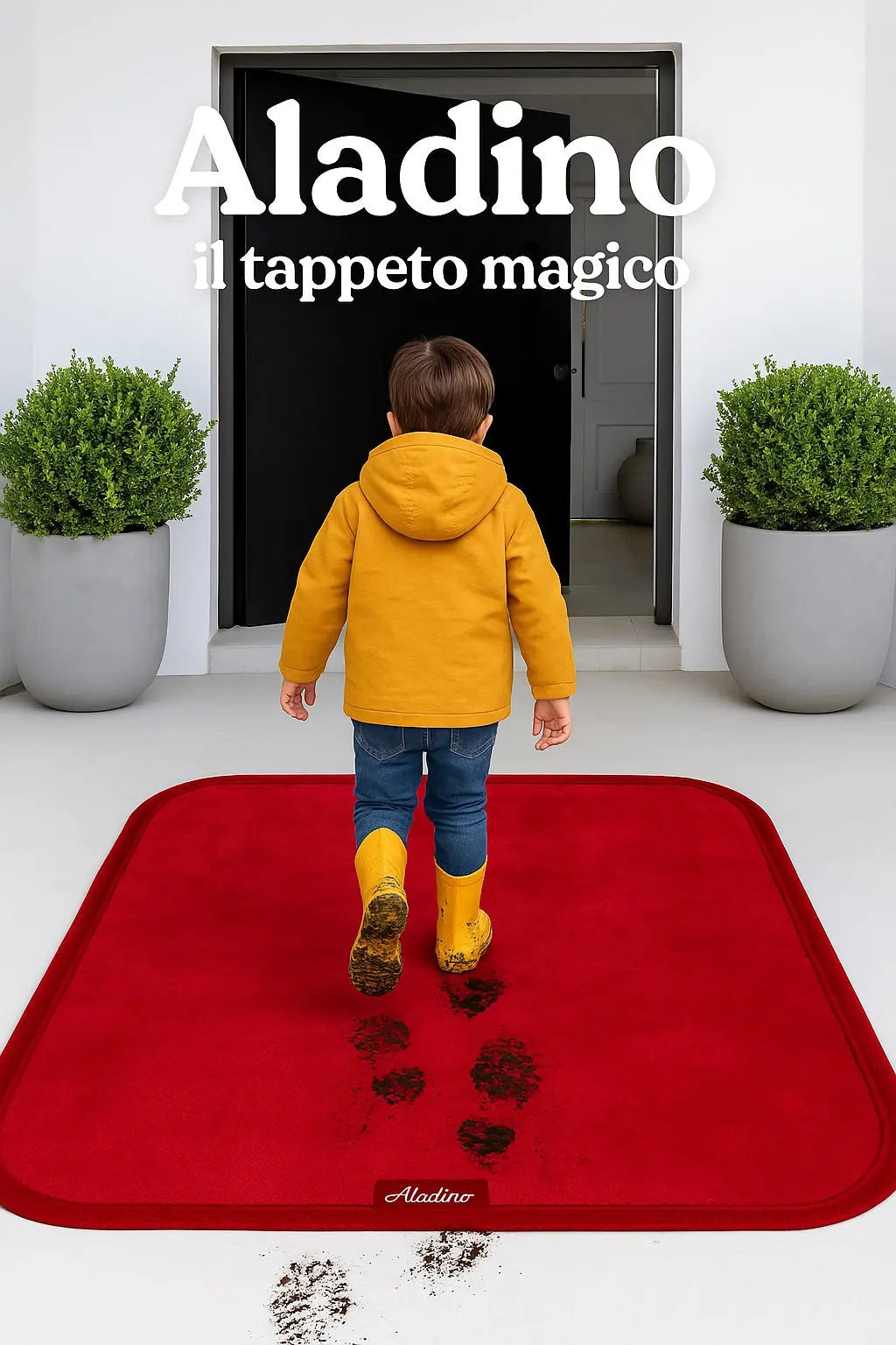 The Original Italian Ultra-Absorbent Mat Aladino il tappeto Magico