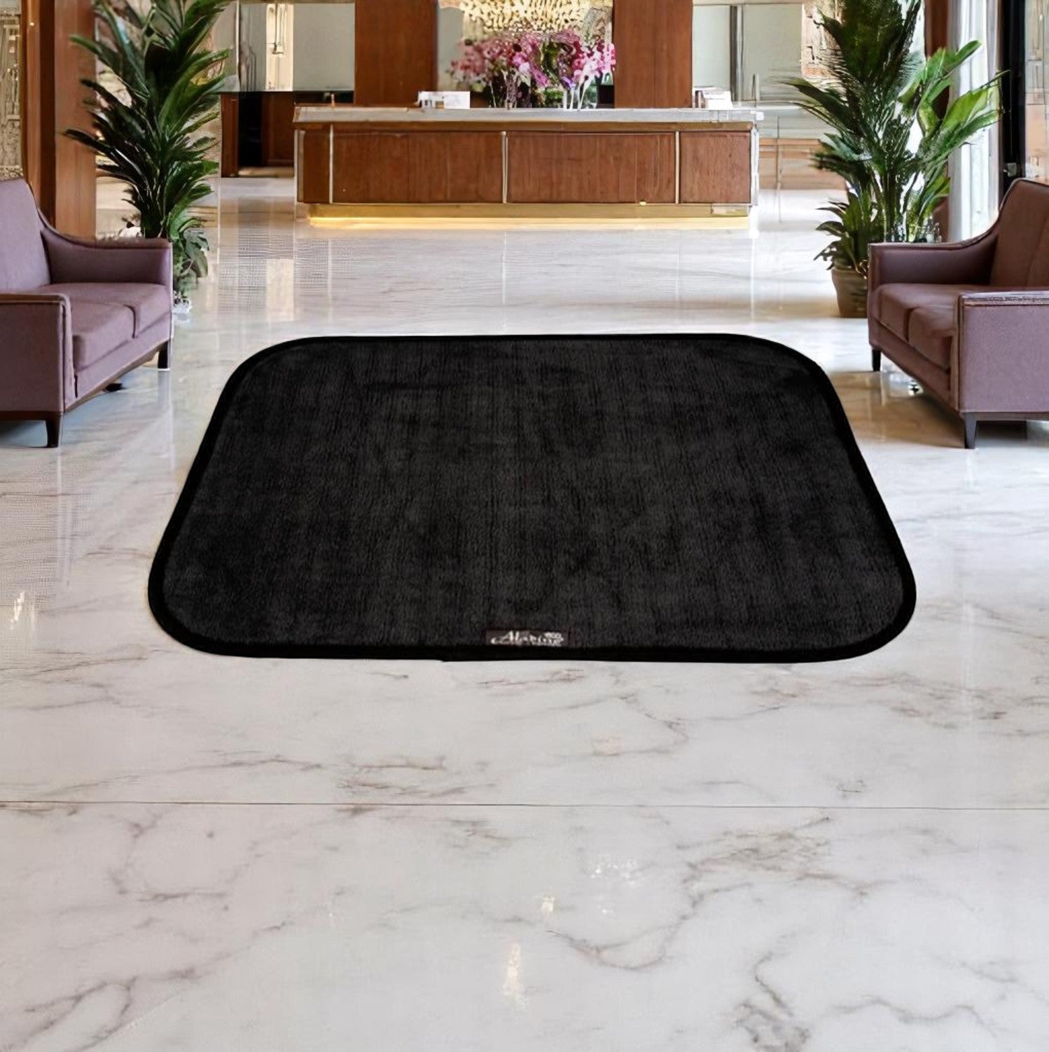 L'Original Tapis magique Ultra Absorbant Rouge Noir